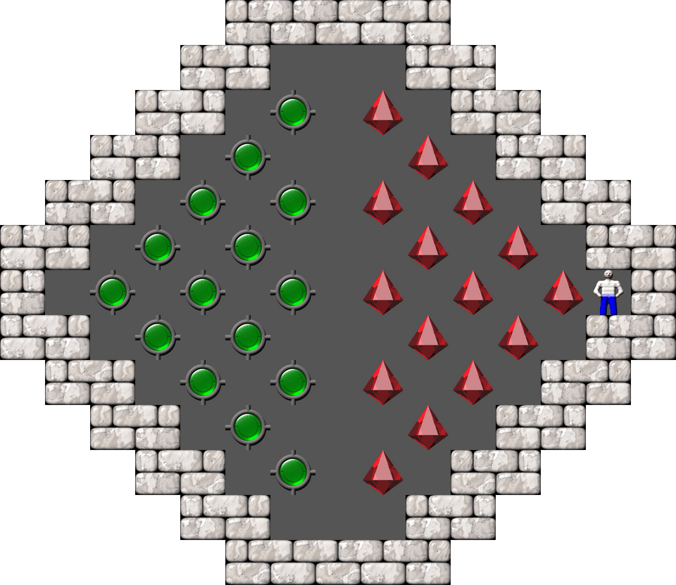 Sokoban Alberto Garcia Arranged level 243